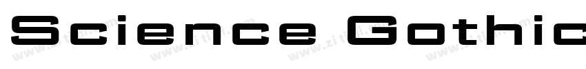 Science Gothic Bold字体转换 Science Gothic Bold字体转换